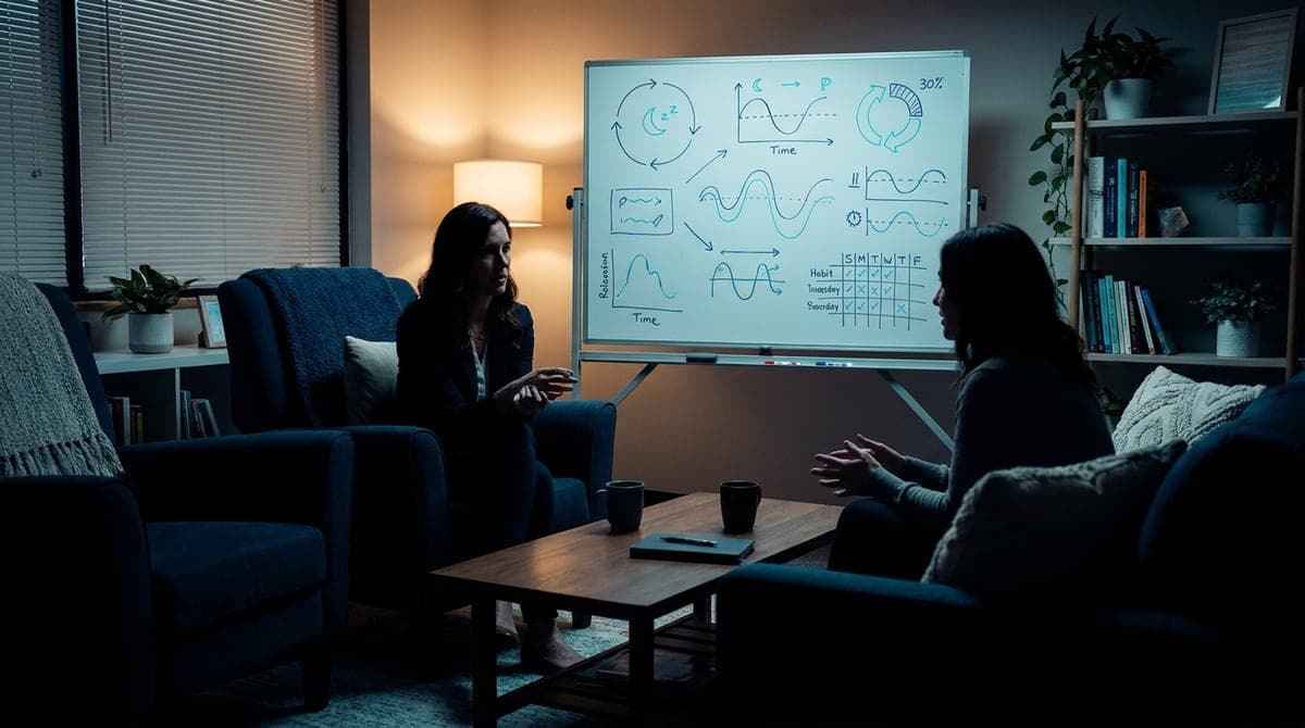 D'Verhalung vum Verhalen kéint hëllefen d'Zuel vun e puer Medikamenter géint d'Insomnie ze reduzéieren